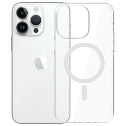 Nieżółknące etui 3MK EverClear MagCase do iPhone 14 Pro, przezroczyste