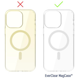 Nieżółknące etui 3MK EverClear MagCase do iPhone 14 Pro, przezroczyste