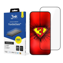 Szkło Hybrydowe 3MK FlexibleGlass Max do iPhone 14 Plus, czarny/black