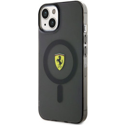 Etui Ferrari Translucent Magsafe do iPhone 14 Plus,  czarne