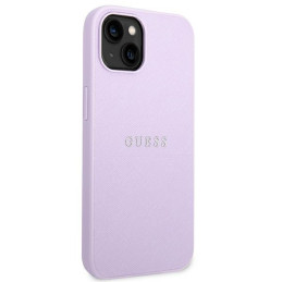 Etui Guess Saffiano Strap do iPhone 14 Plus, fioletowe