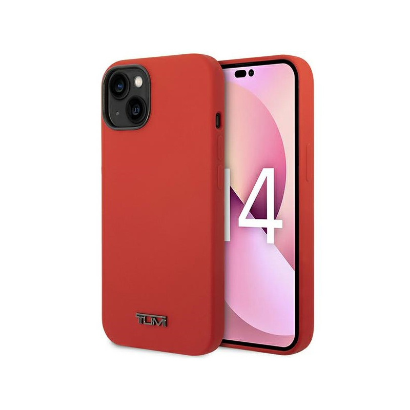 Etui Tumi Liquid Silicone do iPhone 14, czarne