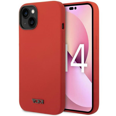 Etui Tumi Liquid Silicone do iPhone 14, czarne