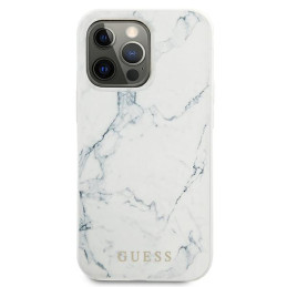 Etui Guess Marble do iPhone 13 Pro,  białe