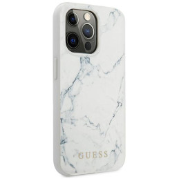 Etui Guess Marble do iPhone 13 Pro,  białe