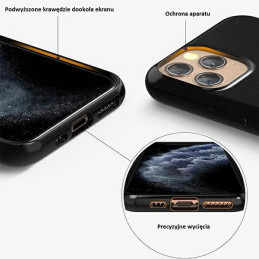 Etui Mercury Jelly Case do iPhone 13 Pro, czarne