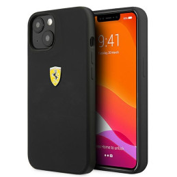 Etui Ferrari Silicone do iPhone 13, czarne