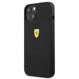 Etui Ferrari Silicone do iPhone 13, czarne