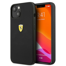 Etui Ferrari Silicone do  iPhone 13 mini, czarne