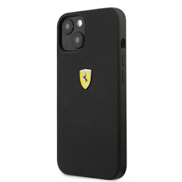 Etui Ferrari Silicone do  iPhone 13 mini, czarne