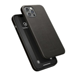 Etui Bugatti Porto Full Wrap do iPhone 12 Pro Max, czarne