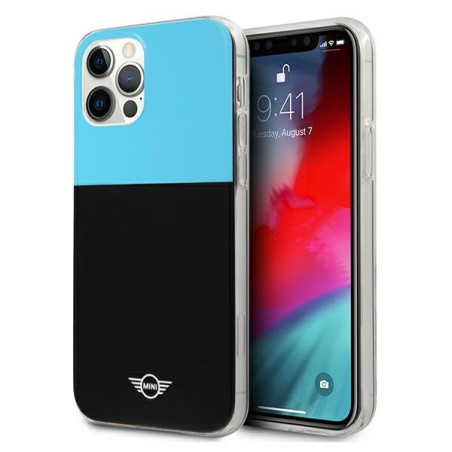Etui Mini Color Block do iPhone 12 Pro Max, niebieskie