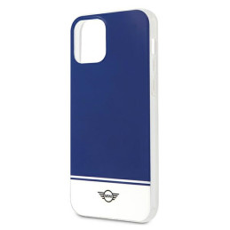Etui Mini Stripe Collection do iPhone 12 Pro Max, granatowe