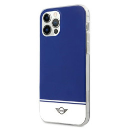 Etui Mini Stripe Collection do iPhone 12/12 Pro, granatowe