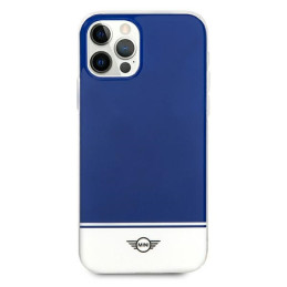 Etui Mini Stripe Collection do iPhone 12/12 Pro, granatowe