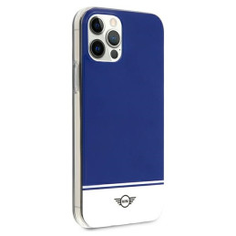 Etui Mini Stripe Collection do iPhone 12/12 Pro, granatowe