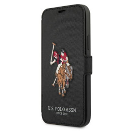 Etui US Polo Polo Embroidery Collection do iPhone 12/12 Pro, czarne