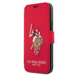 Etui US Polo Polo Embroidery Collection do iPhone 12/12 Pro, czerwone