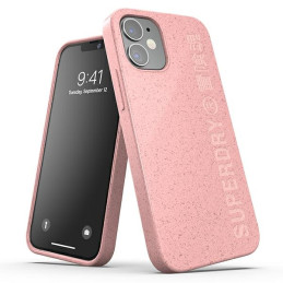 Etui SuperDry Snap do iPhone 12 mini, różowe