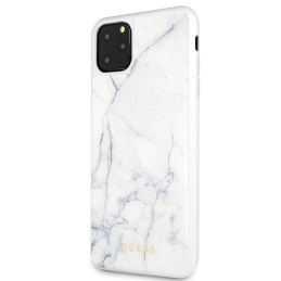 Etui Guess Marble do iPhone 11 Pro Max, białe