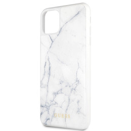 Etui Guess Marble do iPhone 11 Pro Max, białe