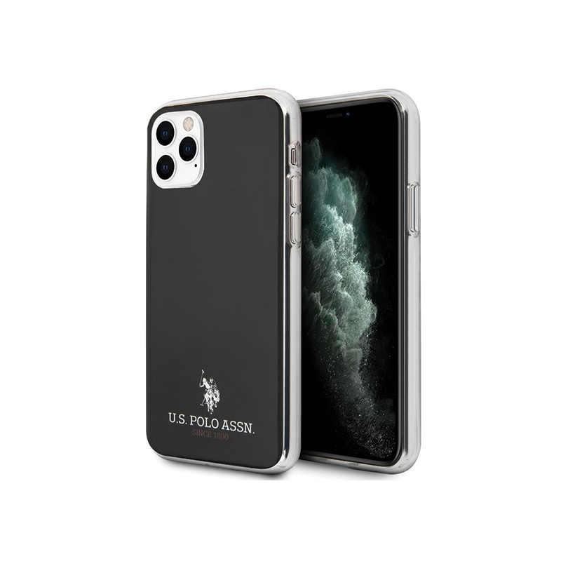 Etui US Polo Shiny do iPhone 11 Pro Max, czarne