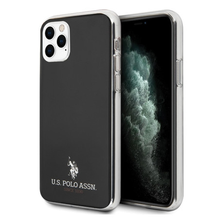 Etui US Polo Shiny do iPhone 11 Pro Max, czarne