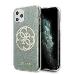 Etui Guess 4G Circle Glitter do iPhone 11 Pro, khaki