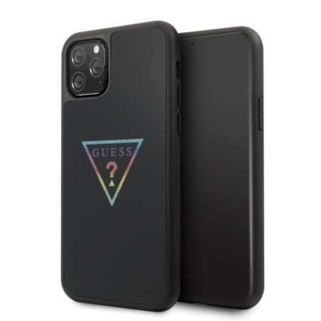 Etui Guess Triangle Glitter do iPhone 11 Pro, czarne