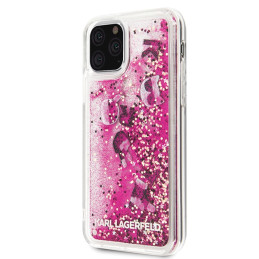 Etui Karl Lagerfeld Glitter do iPhone 11 Pro, różowo-złote