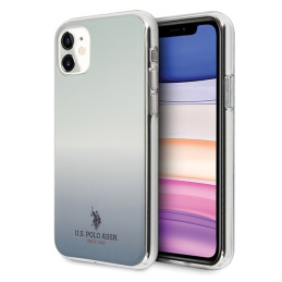 Etui US Polo Gradient Pattern Collection do iPhone 11, niebieskie