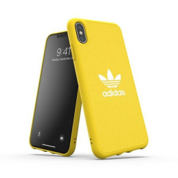 Etui Adidas Moulded Case CANVAS do iPhone Xs Max, żółte 