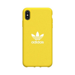 Etui Adidas Moulded Case CANVAS do iPhone Xs Max, żółte 