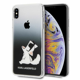 Etui Karl Lagerfeld Choupette Fun do iPhone Xs Max, czarne