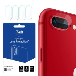 Szkło na obiektyw aparatu 3mk Lens Protection do iPhone 7/8 Plus, 4szt