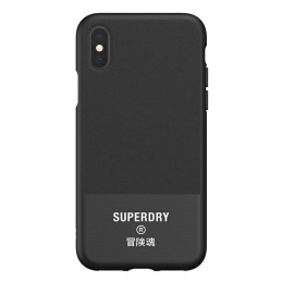 Etui SuperDry Moulded Canvas do iPhone X/Xs czarne