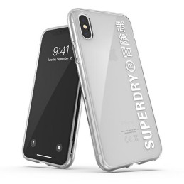 Etui SuperDry Snap do iPhone X/Xs białe