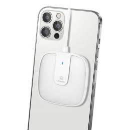 Bezprzewodowa Ładowarka indukcyjna USAMS 15W do iPhone 12 biały
