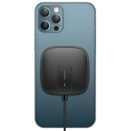 Bezprzewodowa Ładowarka indukcyjna USAMS W1 15W Extra-thin do iPhone 12 czarny