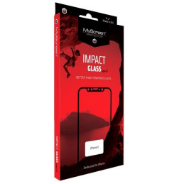 Szkło hybrydowe MS ImpactGLASS Edge 3D do iPhone 7/8 białe Antyuderzeniowe