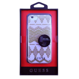 Etui Guess Aztec Tribal 3D do iPhone 7/8/SE 2020 / SE 2022 beżowe