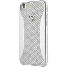 Etui Ferrari Hardcase do iPhone 7 srebrne