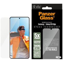 Szkło ceramiczne PanzerGlass Ultra-Wide Fit do Galaxy S25 Edge