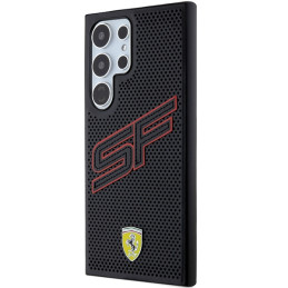 Etui Ferrari Big SF Perforated do Galaxy S24 Ultra, czarne
