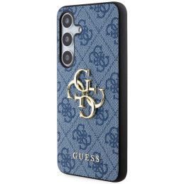 Etui Guess 4G Big Metal Logo do Galaxy S24+, niebieskie