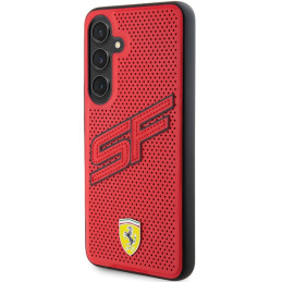 Etui Ferrari Big SF Perforated do Galaxy S24, czerwone