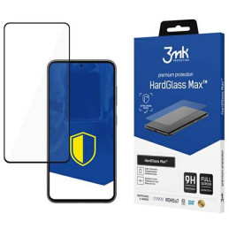Szkło Hartowane 3MK HardGlass Max do Galaxy S23+, czarna ramka