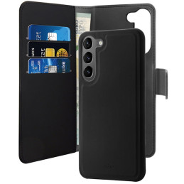 Etui Puro Wallet Detachable 2w1 do Galaxy S23+ czarne