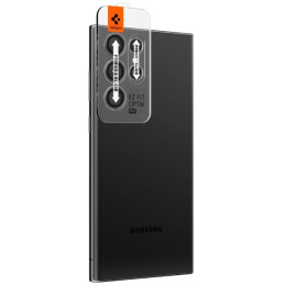 Ochrona na obiektyw aparatu Spigen Optik.Tr Camera EZ FIT Lens do Galaxy S22 Ultra, 2szt 