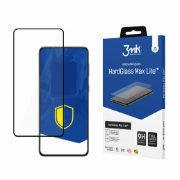 Szkło hartowane 3MK HardGlass Max Lite do Galaxy S22 Plus, czarna ramka